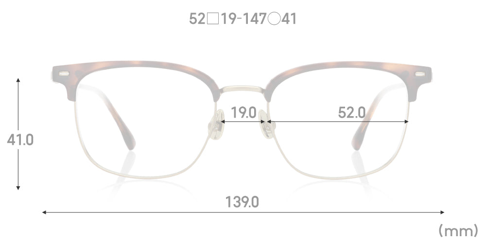 Multi Size Metal - Browline U019 Wide 86
