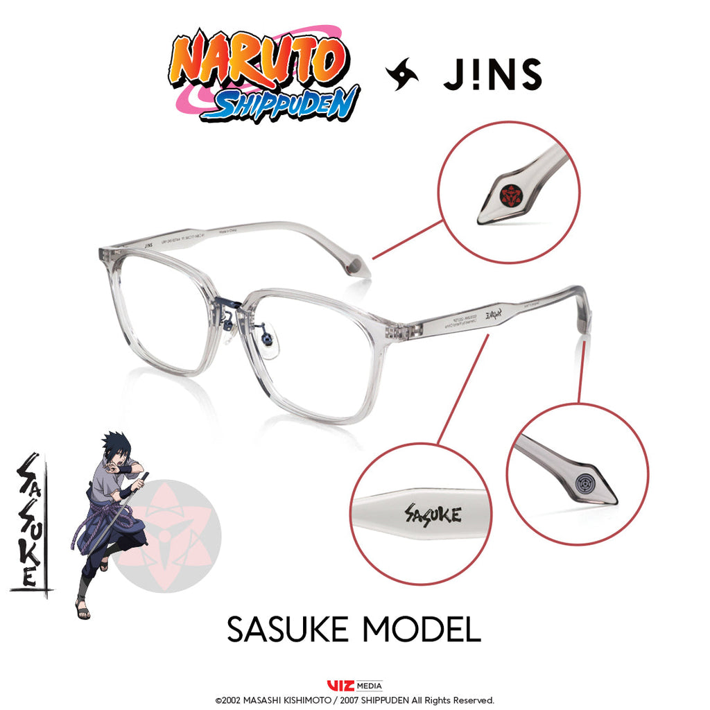 JINS x NARUTO SASUKE Model Gray